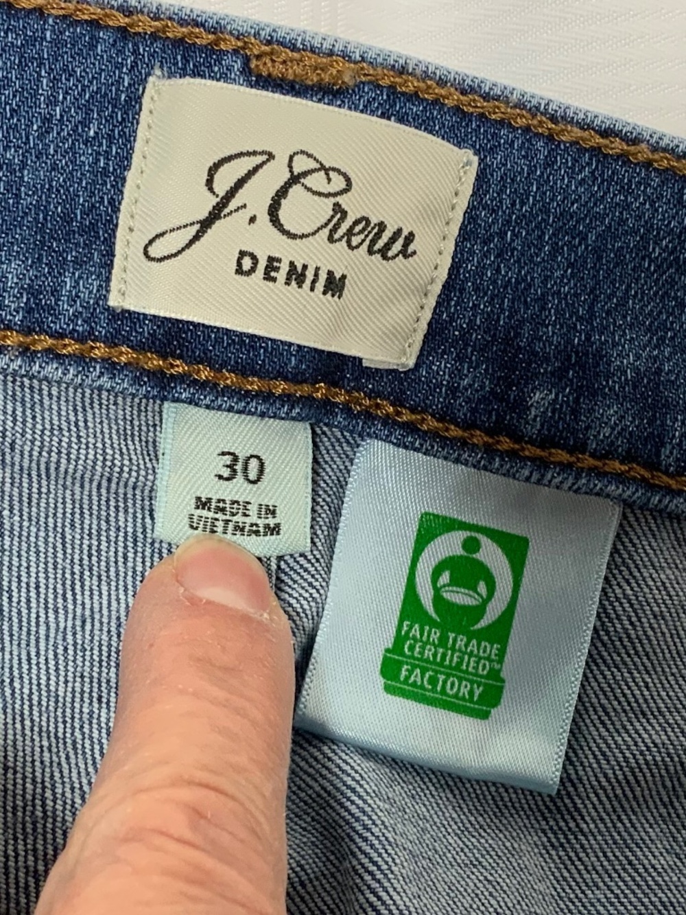 J.Crew 9" Vintage Straight Ankle Jeans - Size 30 - Picture 10 of 12